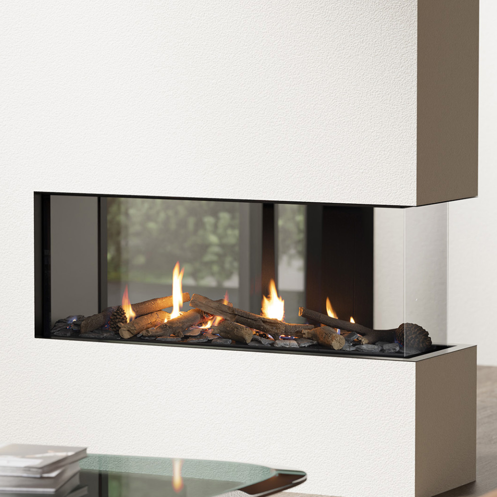Escea DN1150 Corner Inbuilt Gas Fireplace