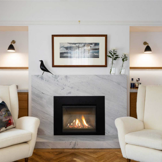 Escea DF700 Gas Fireplace Inbuilt